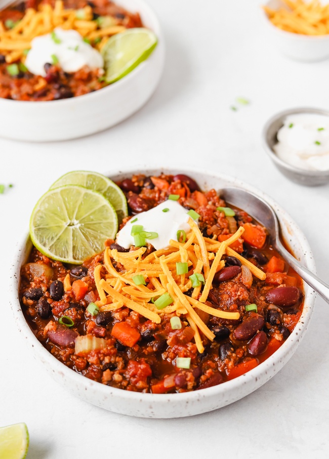 Hearty Chili with TVP