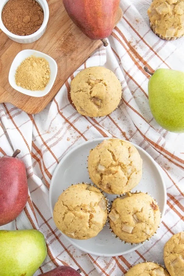 Ginger Pear Muffins