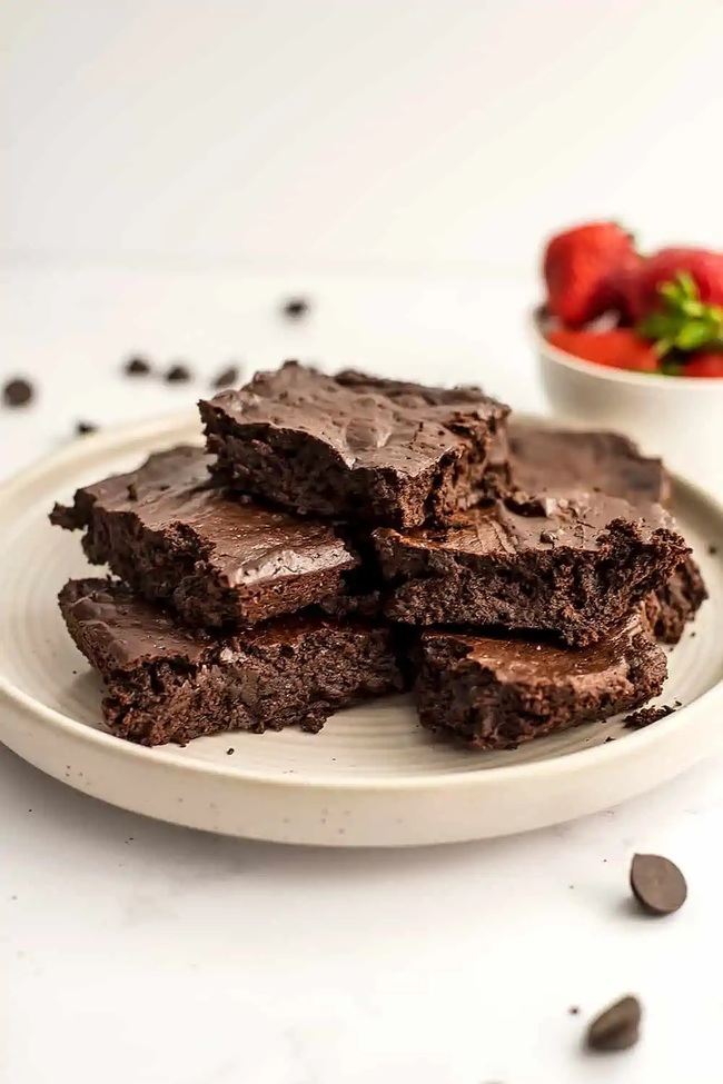 Fudgy Oat Flour Brownies