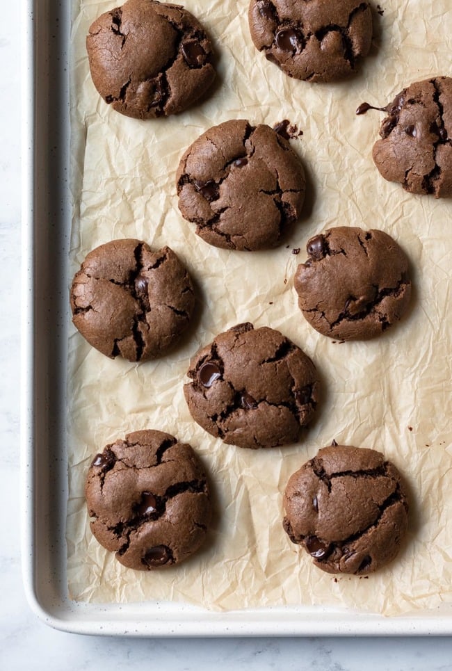 Double Chocolate Chip Cookies