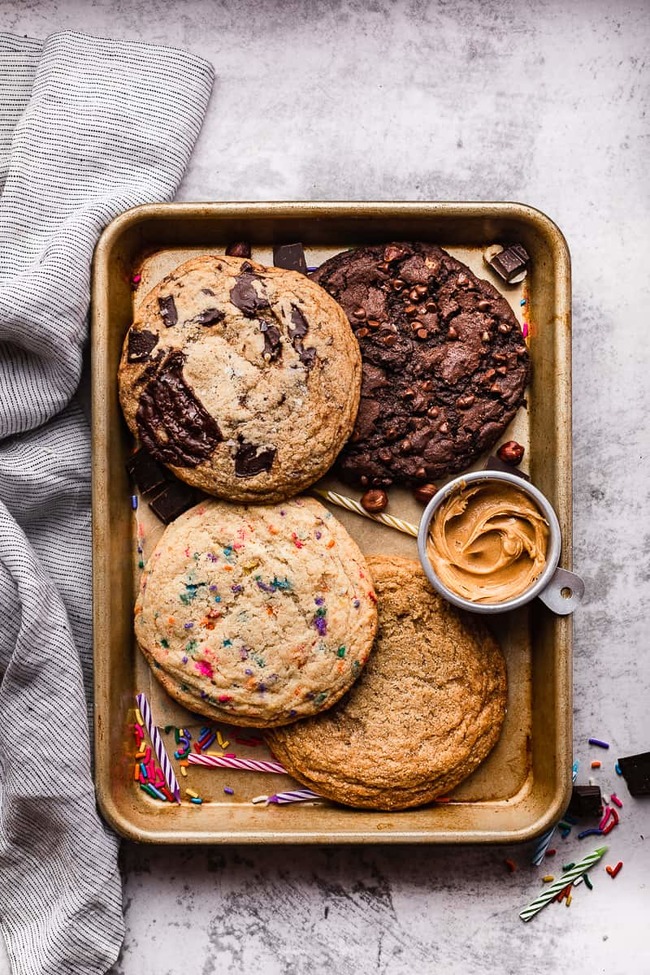 Single Serve Cookies (4 ways)