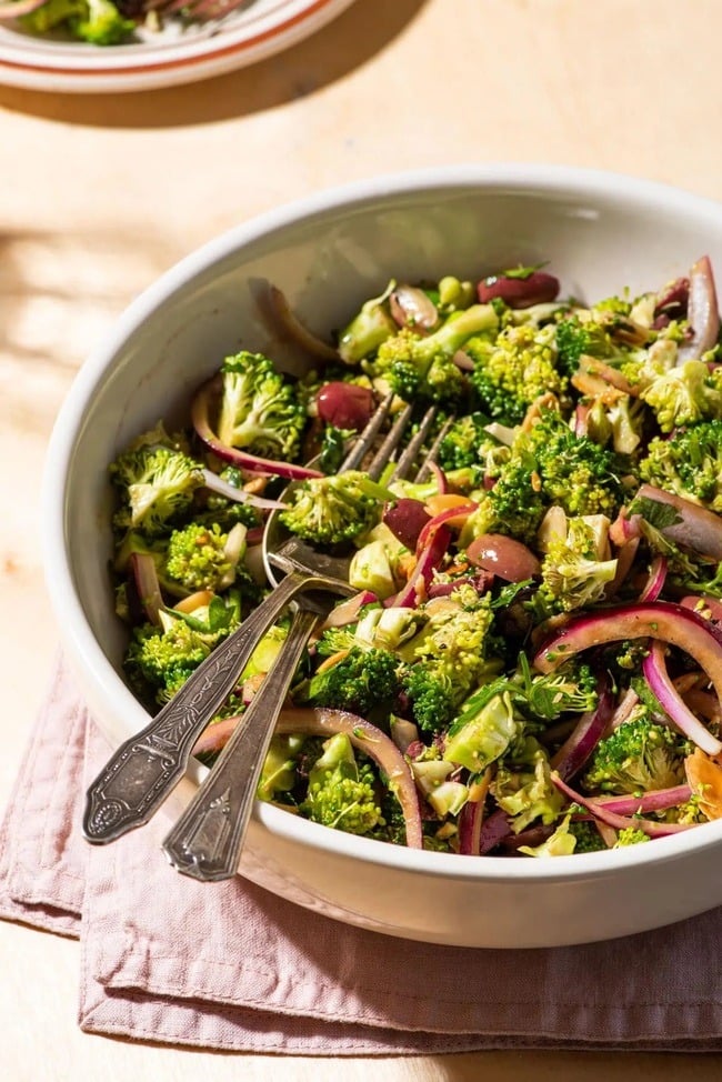 Raw Broccoli Salad