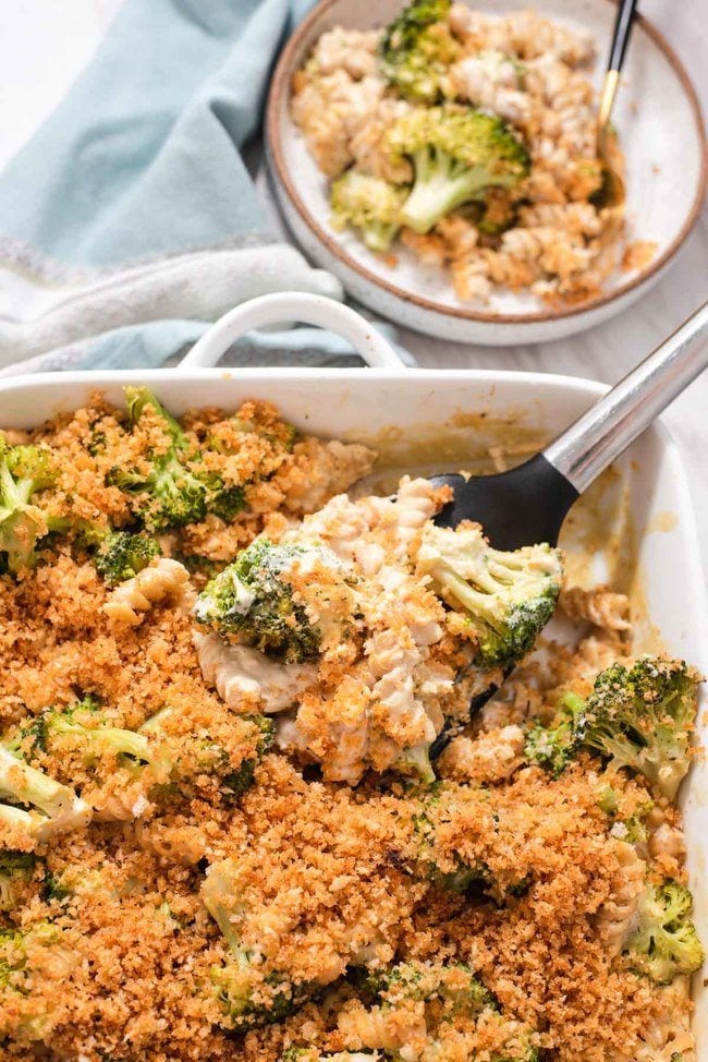 Baked Broccoli Mac and Cheese