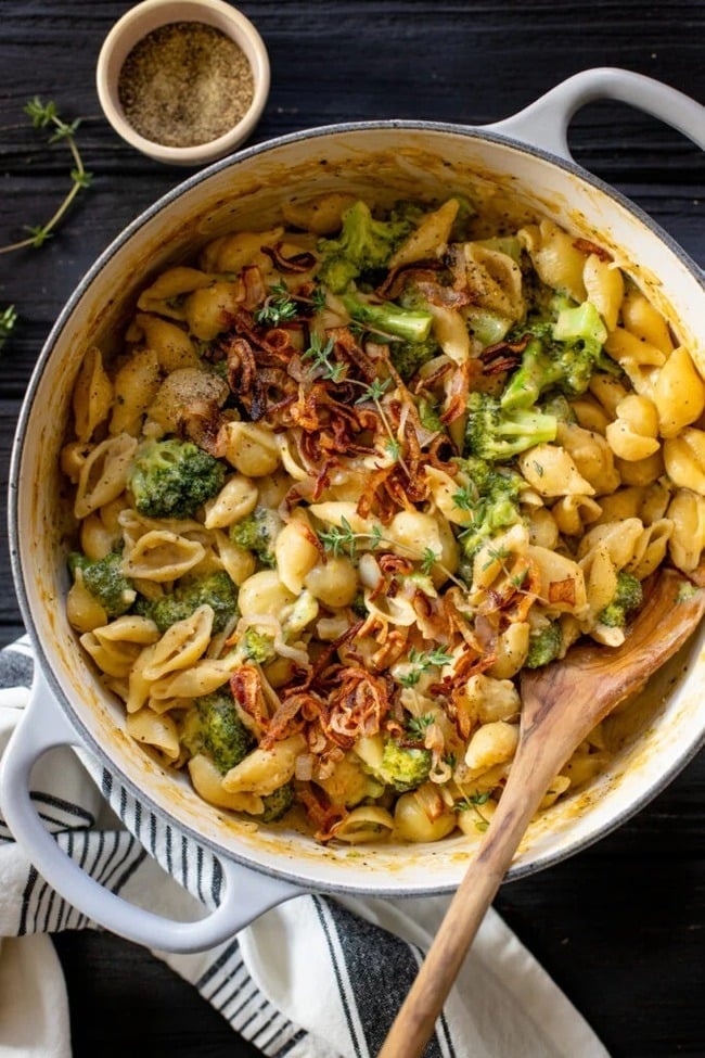 Creamy Broccoli and Shells