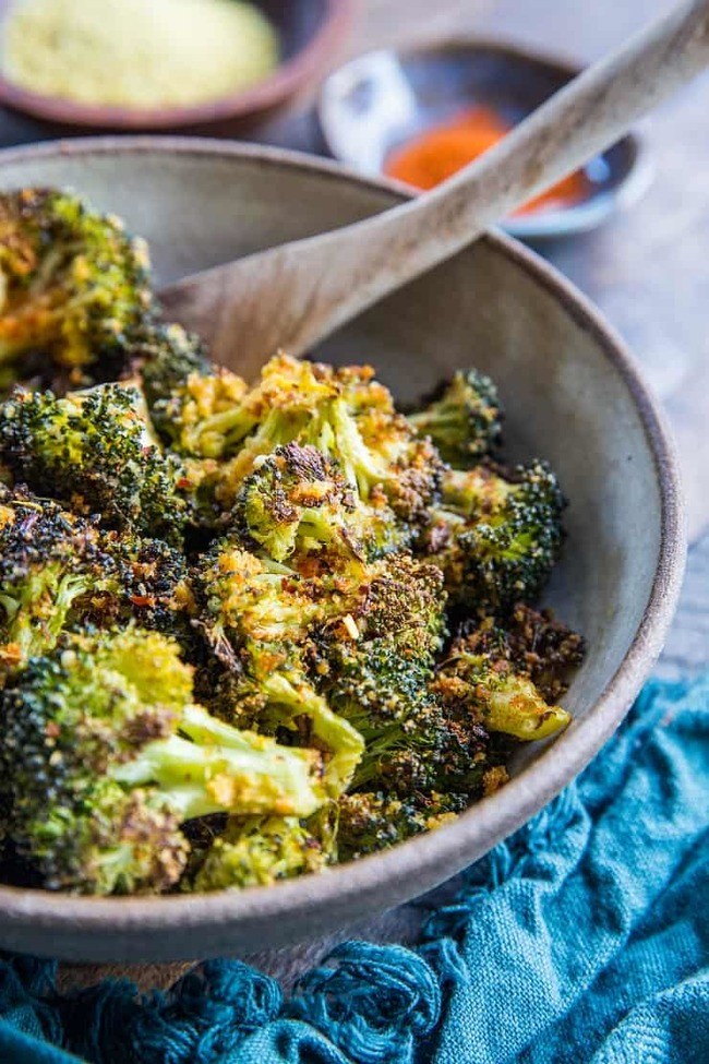 Crispy Cheesy Roasted Broccoli