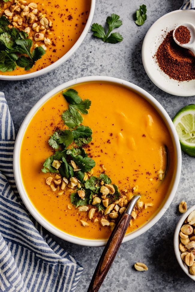 Curried Vegan Carrot Soup