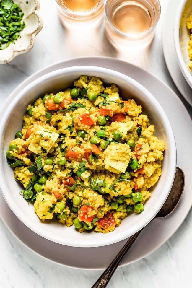Curried Couscous with Tofu