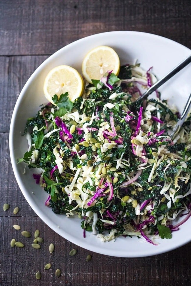 Lemony Kale Slaw