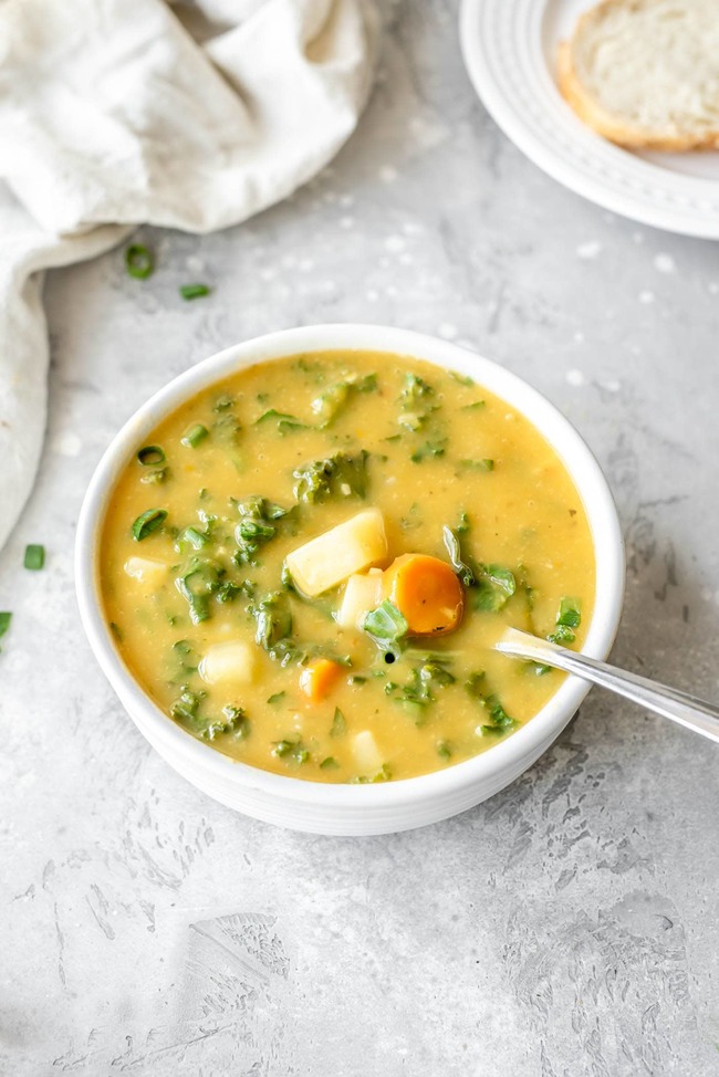 Instant Pot Potato Kale Soup
