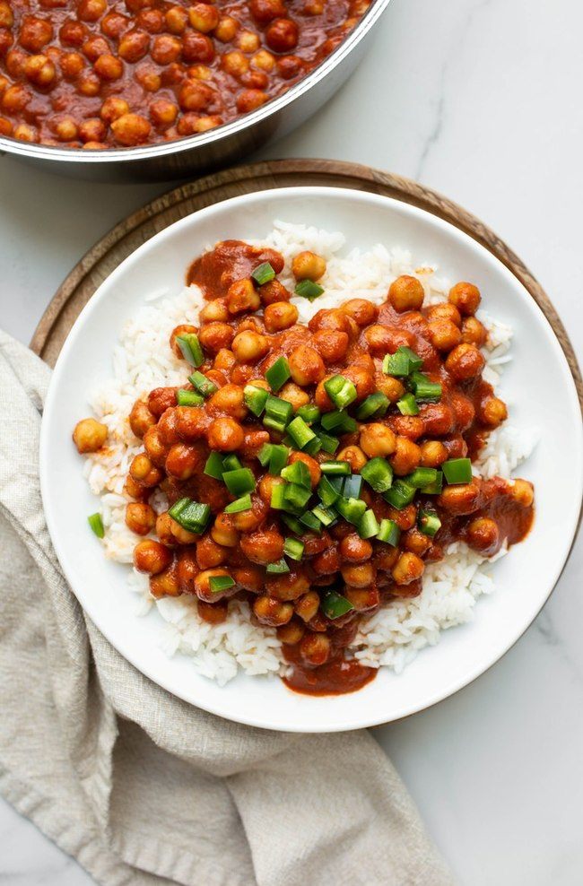 Creamy BBQ Chickpeas and Lentils