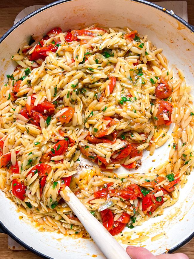 vegan orzo recipes