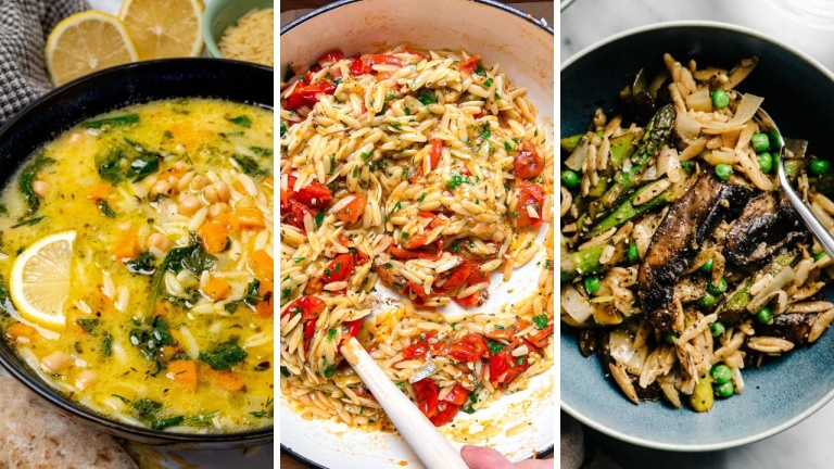 vegan orzo recipes