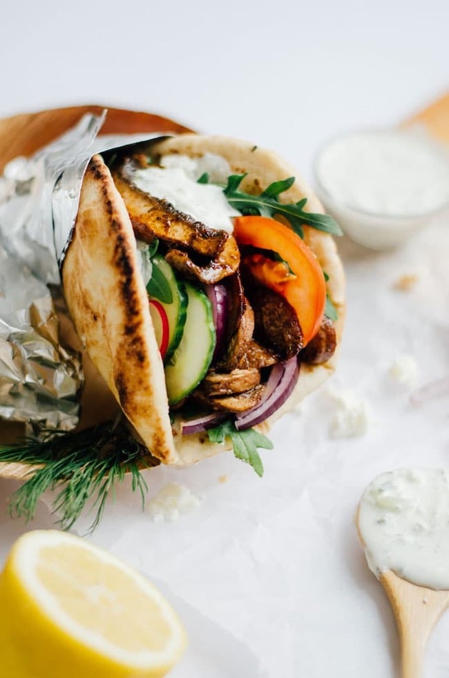 Portobello Mushroom Gyros