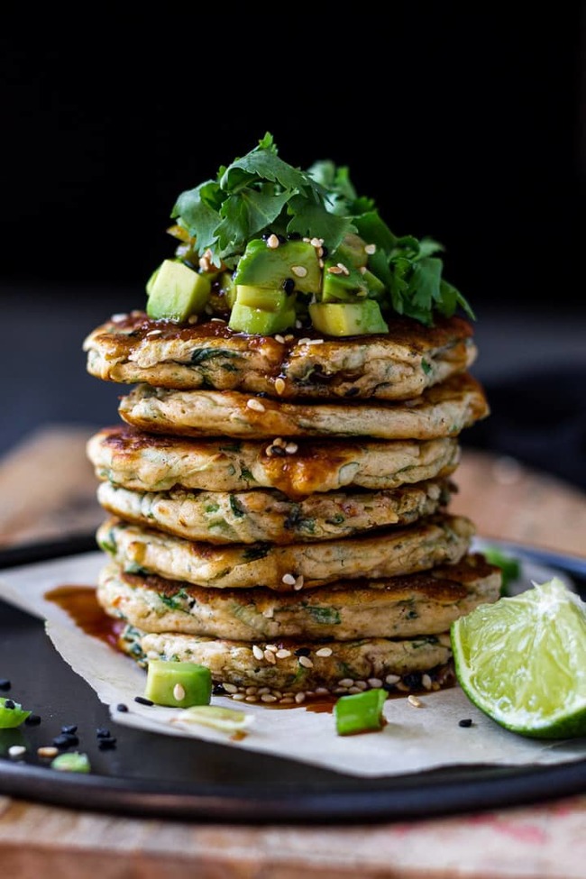 Savory Green Pancakes