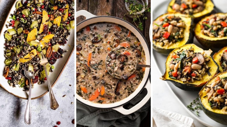 vegan wild rice recipes