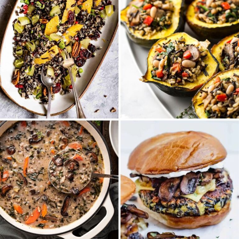 vegan wild rice recipes