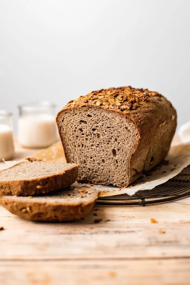 Millet and Buckwheat Flour Bread