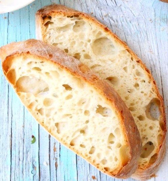 Easy Crusty Bread (No Knead)