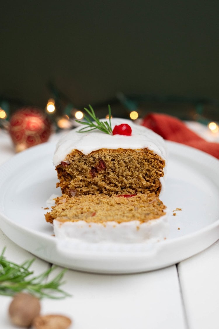 vegan eggnog bread for Christmas