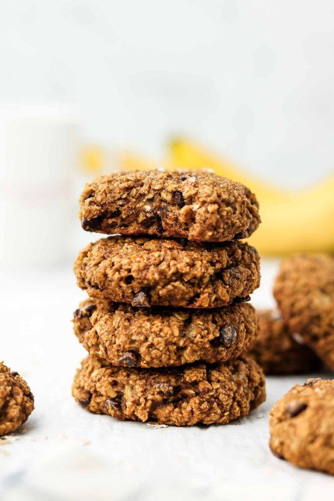 Healthy Vegan Oatmeal Cookies