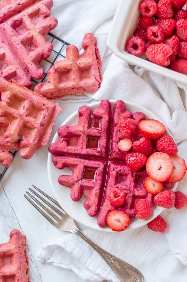 Beet Waffles