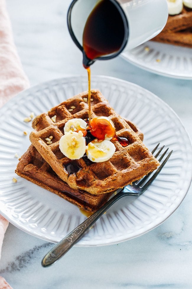 Banana Bread Waffles