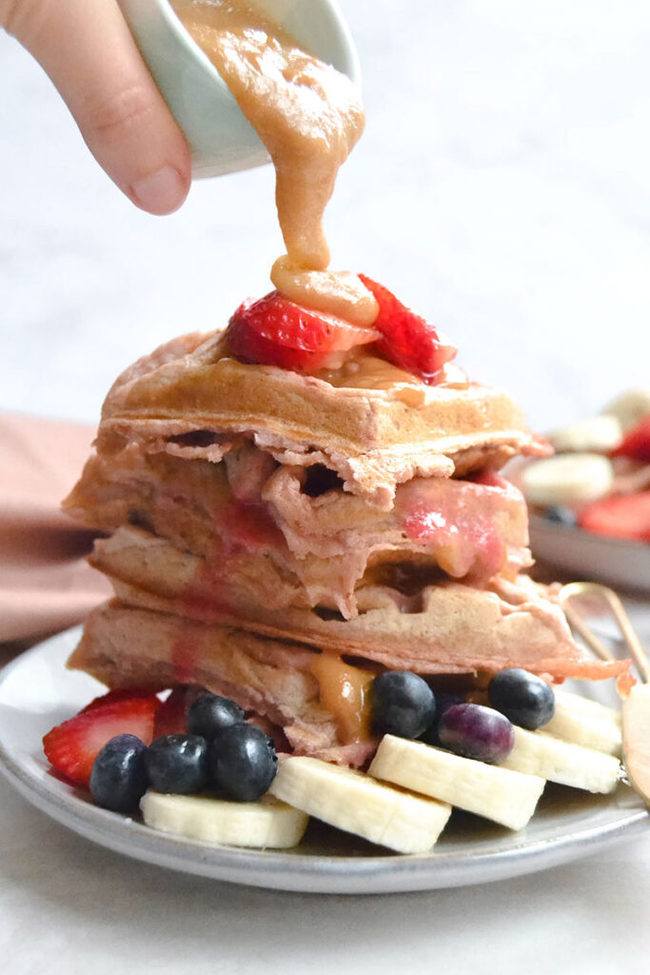 PB & J Waffles