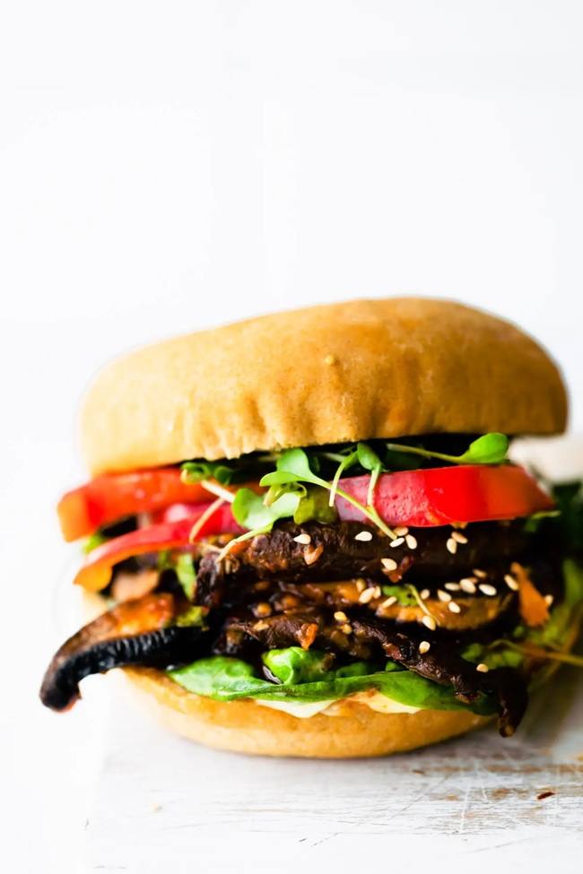 Asian Veggie Steak Burger