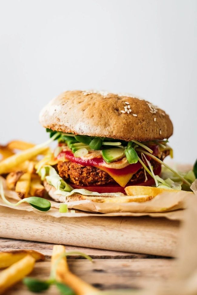 Lentil Mushroom Burger