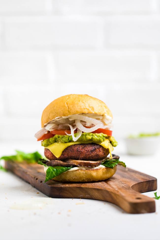 TVP Brown Rice Burger