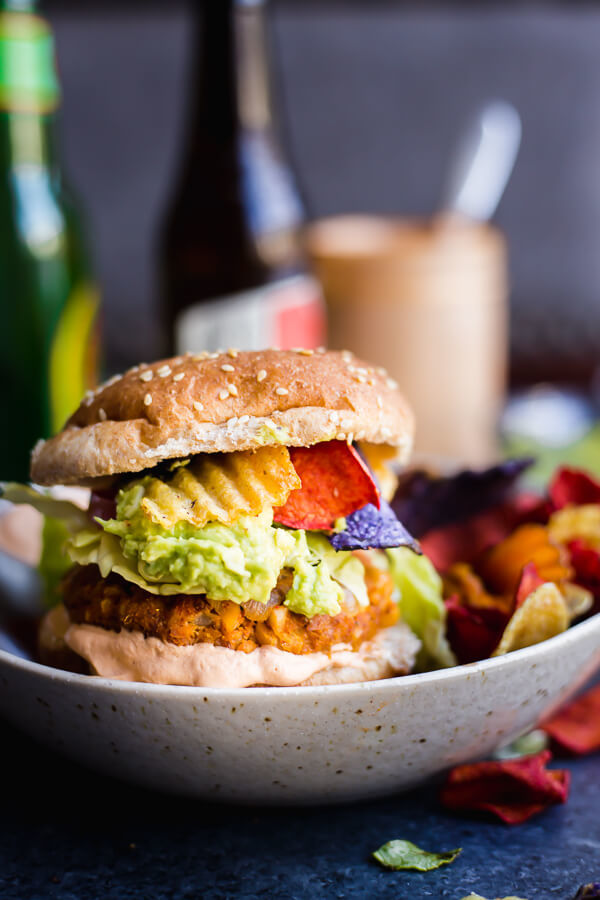 Guacamole Crunch Burger