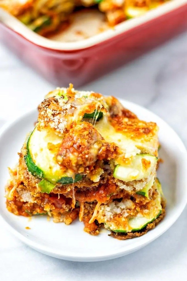 Vegan Zucchini Parmesan