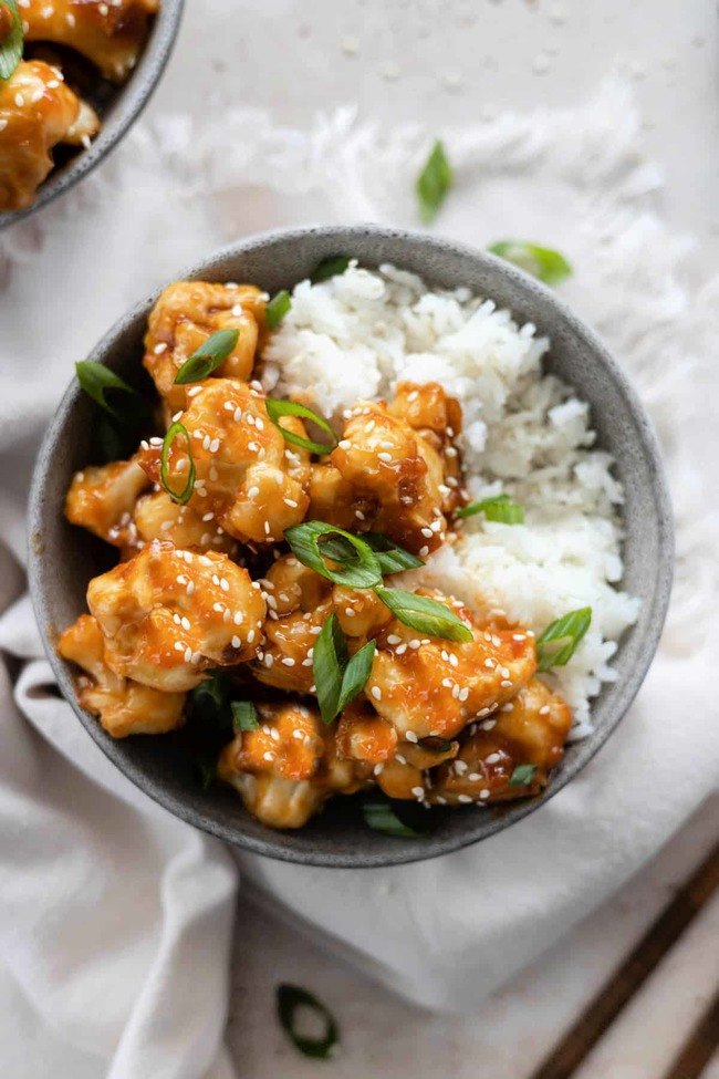 Sticky Sesame Cauliflower