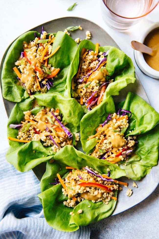 Tempeh Lettuce Wraps