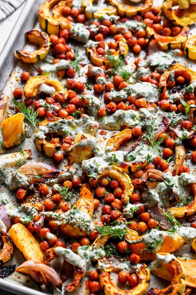 Herby Vegetable and Chickpea Bake