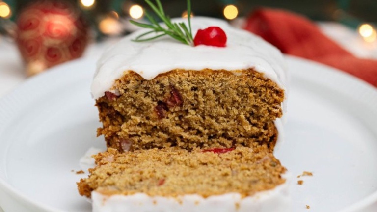 vegan eggnog bread for Christmas