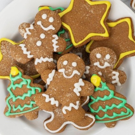vegan gingerbread cookies (gluten-free)