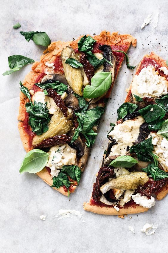 Red Lentil Crust Pizza