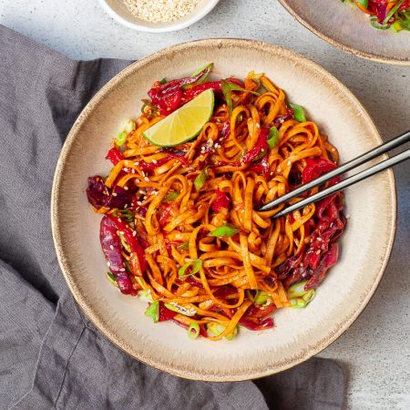 Gochujang Noodles - vegan