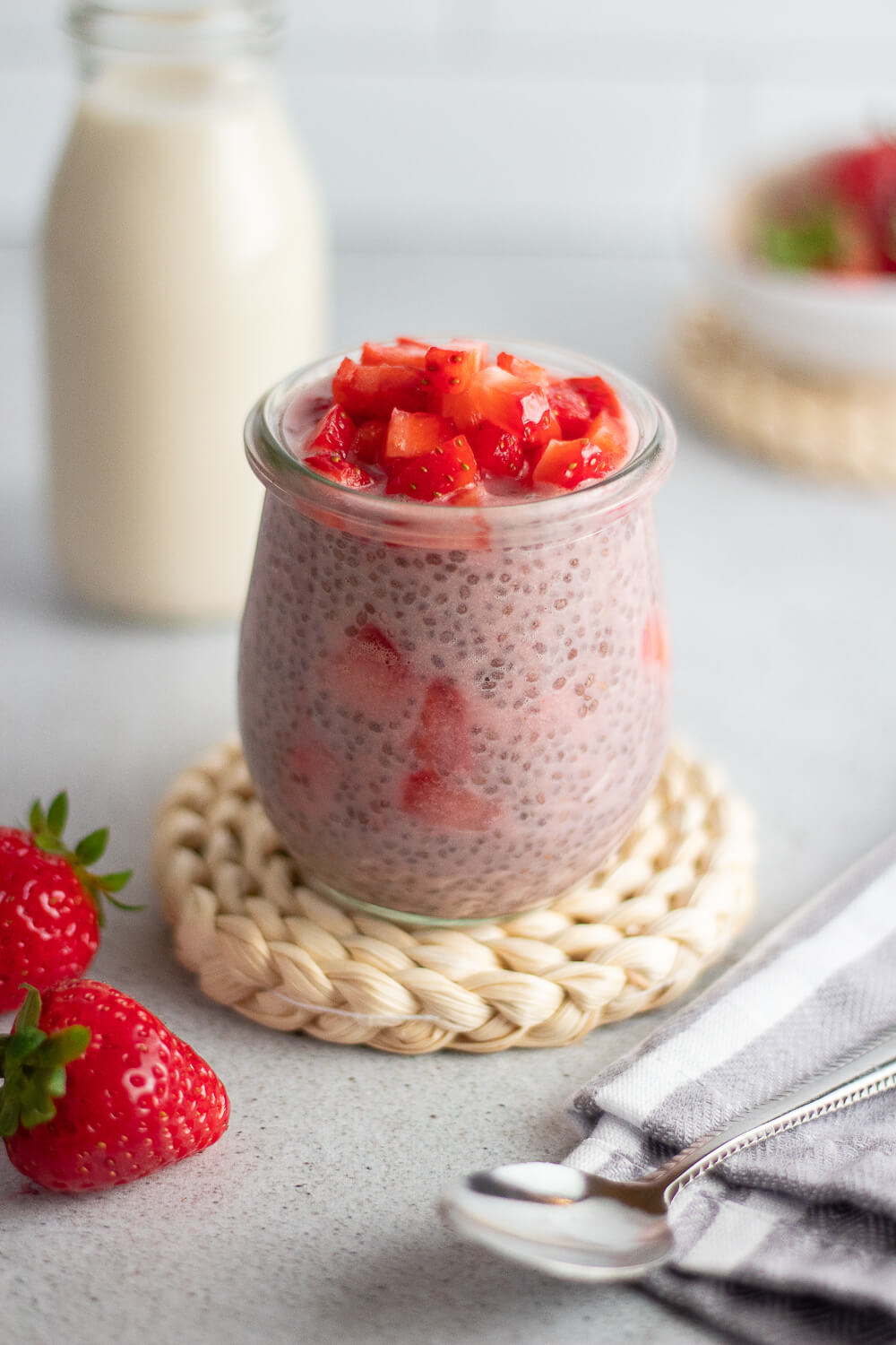 Strawberry Chia Pudding