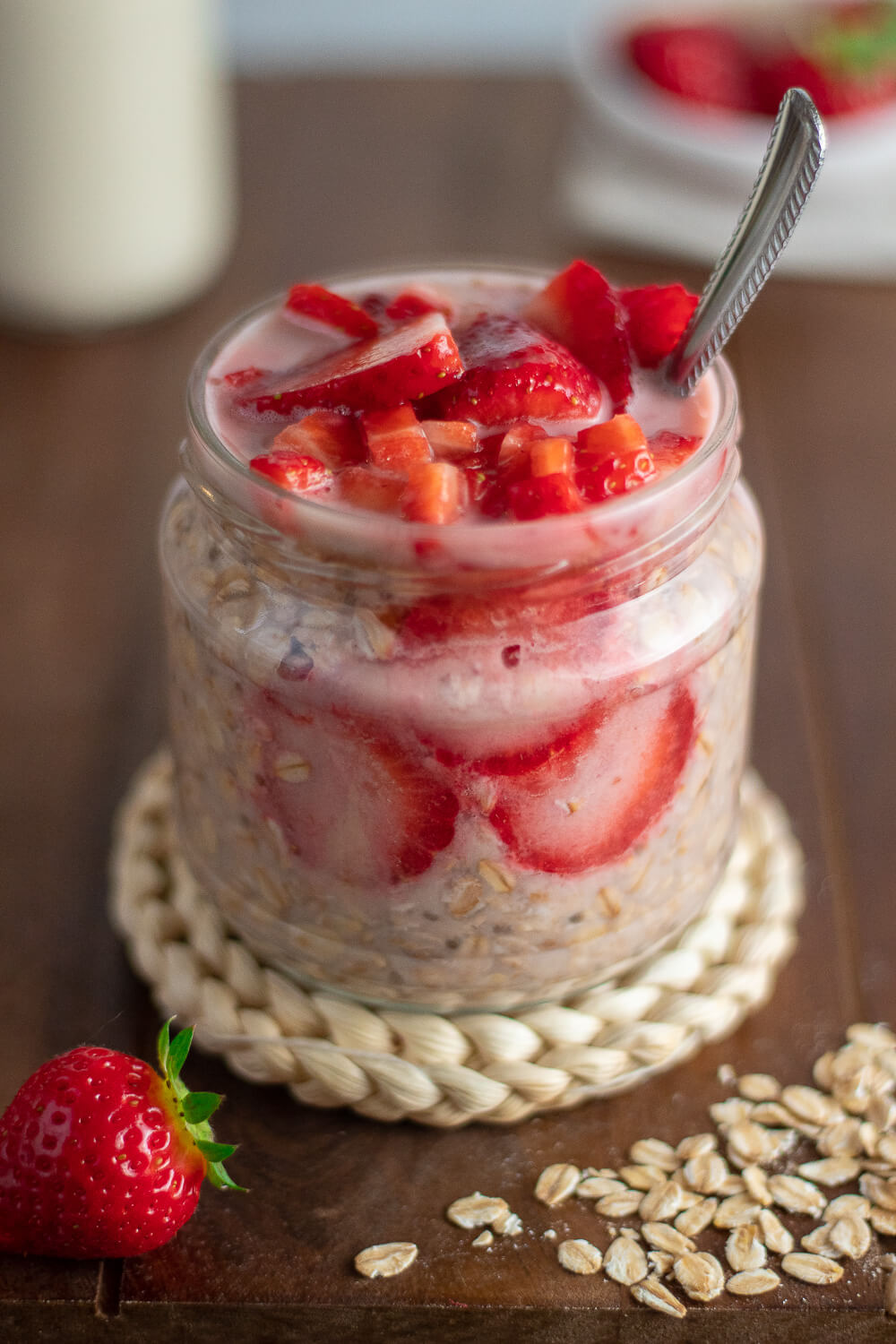 Strawberry Overnight Oats