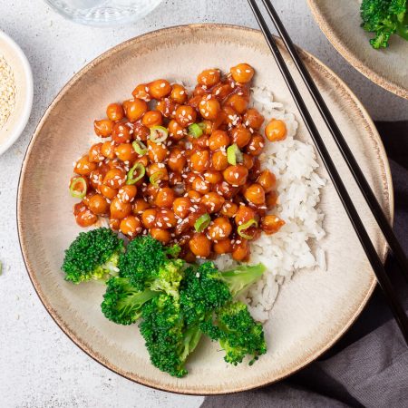 Sweet and Sour Chickpeas