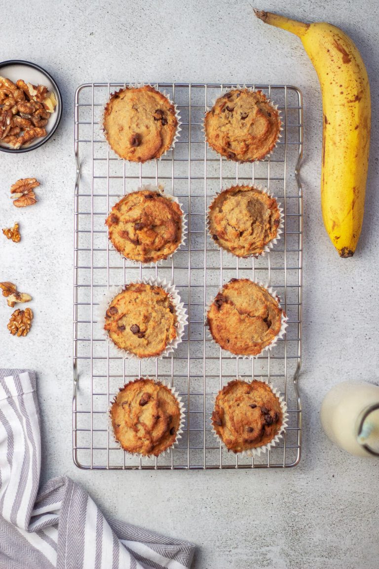 Vegan Banana Nut Muffins