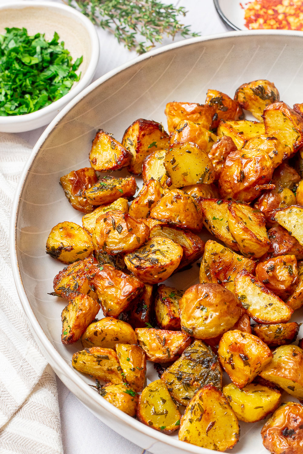 Garlic Herb Roasted Potatoes