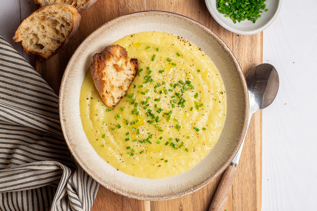 Vegan Leek Potato Soup