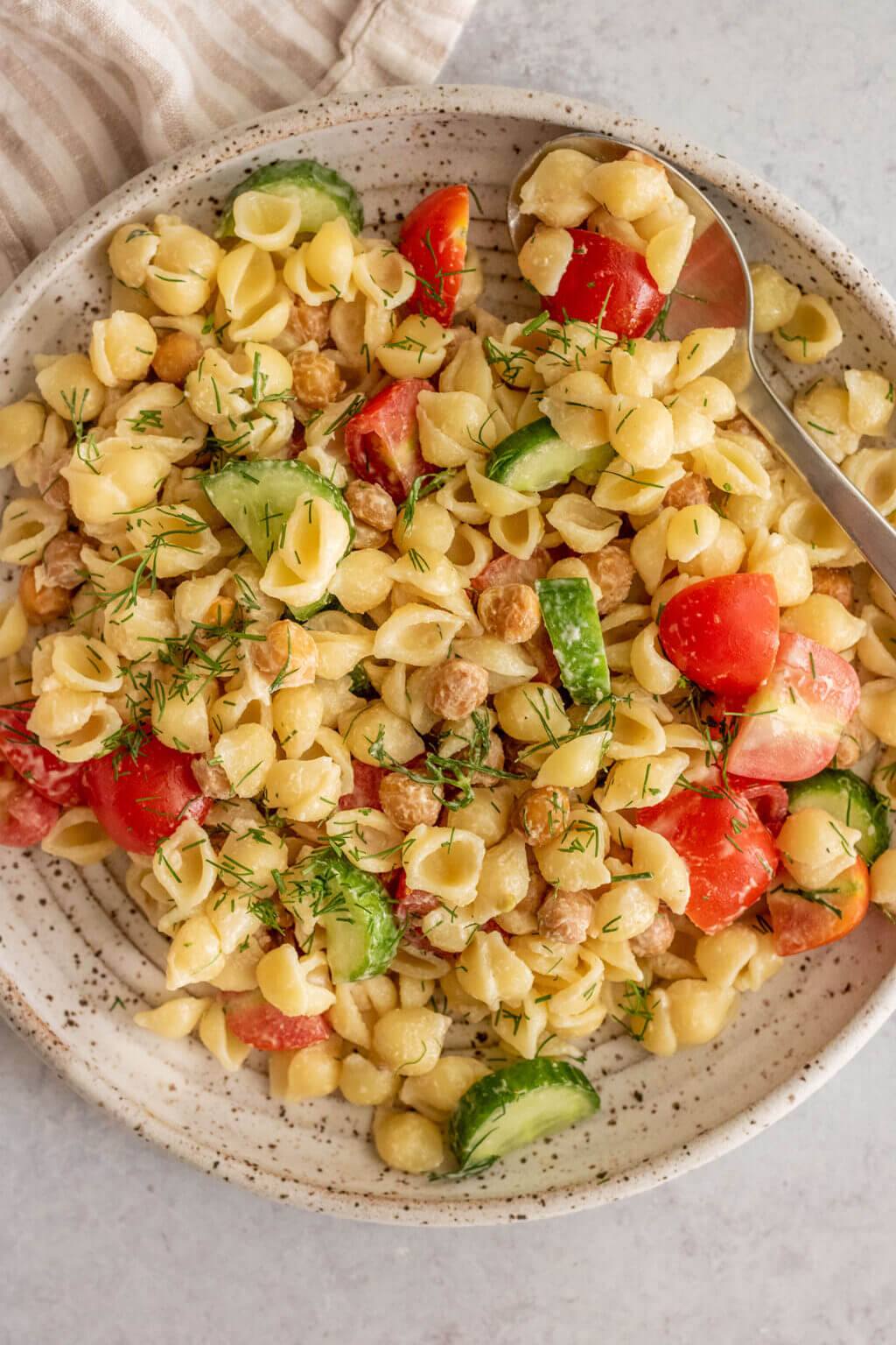 Tahini Pasta Salad