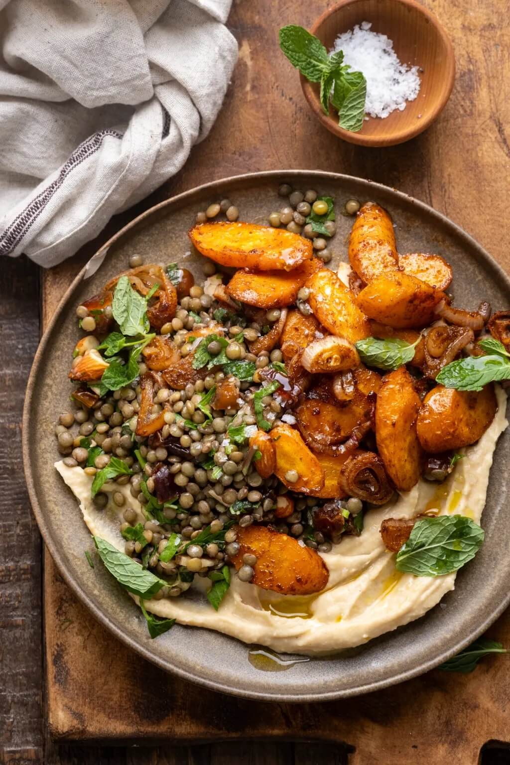 Roasted Carrot and Lentil Salad