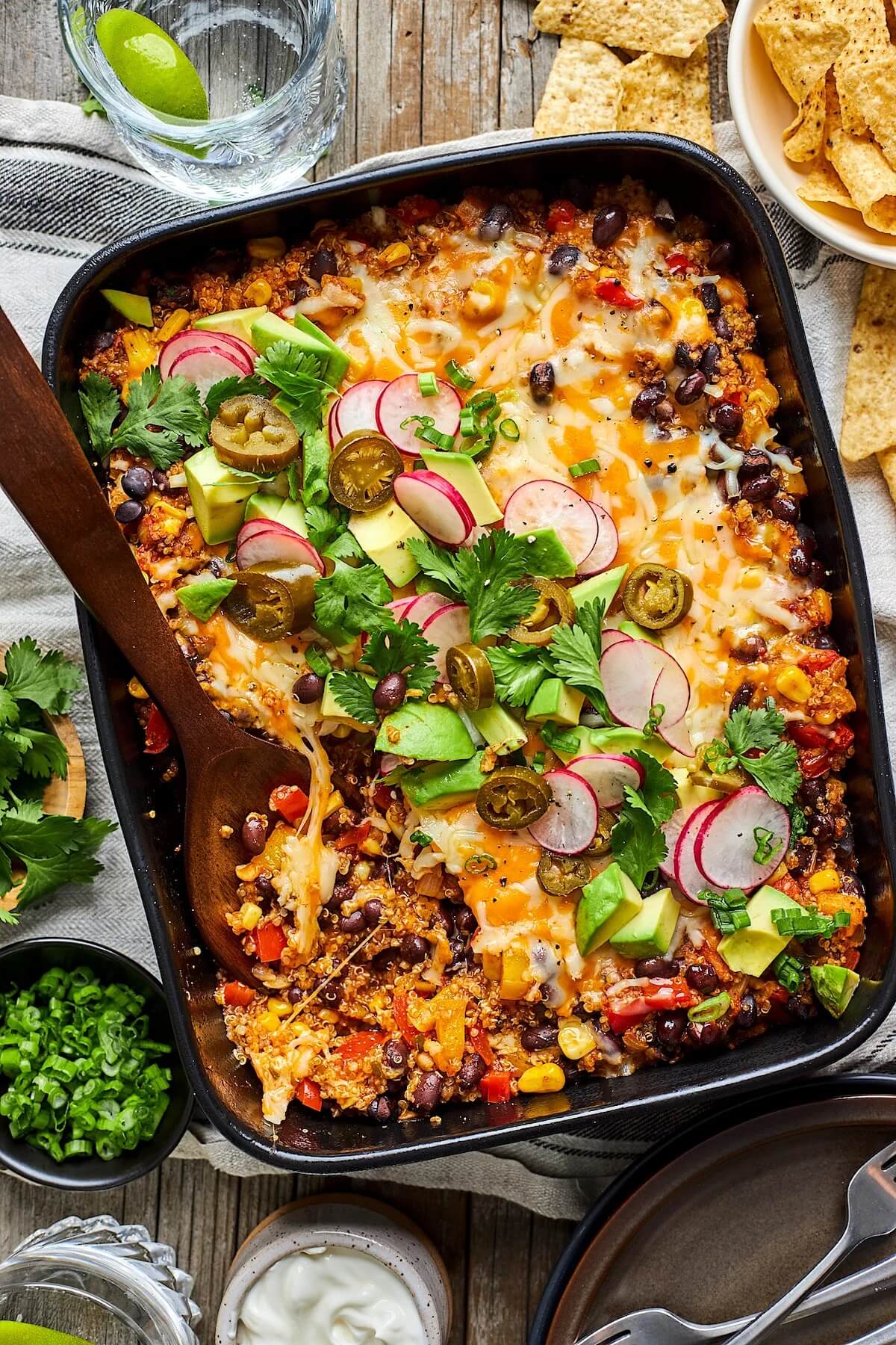 Quinoa Enchilada Bake