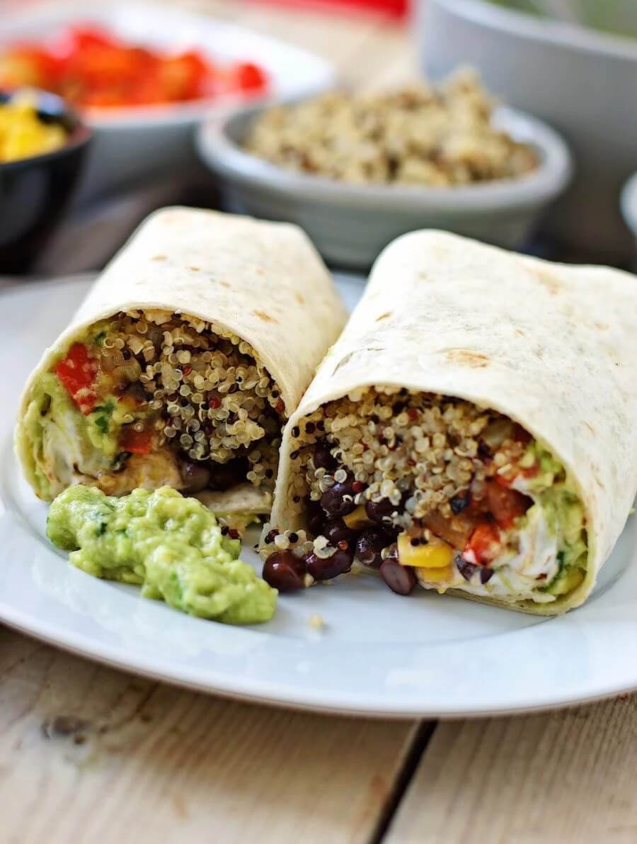 Mexican Quinoa Wraps