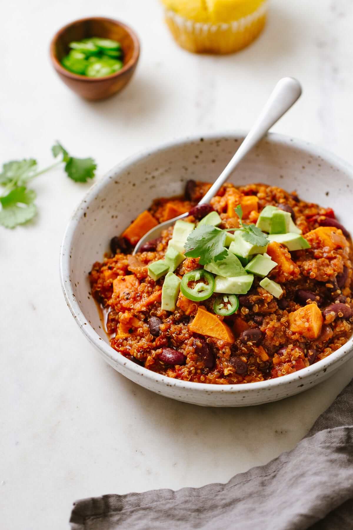 Sweet Potato Quinoa Chili